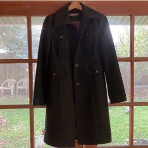 Kenneth Cole Reaction Wool Trench Coat